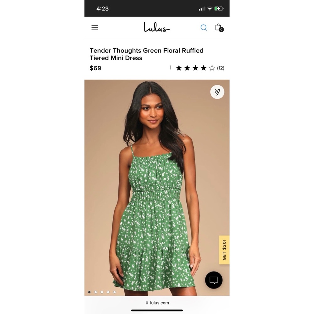 Lulus Floral Mini Dress